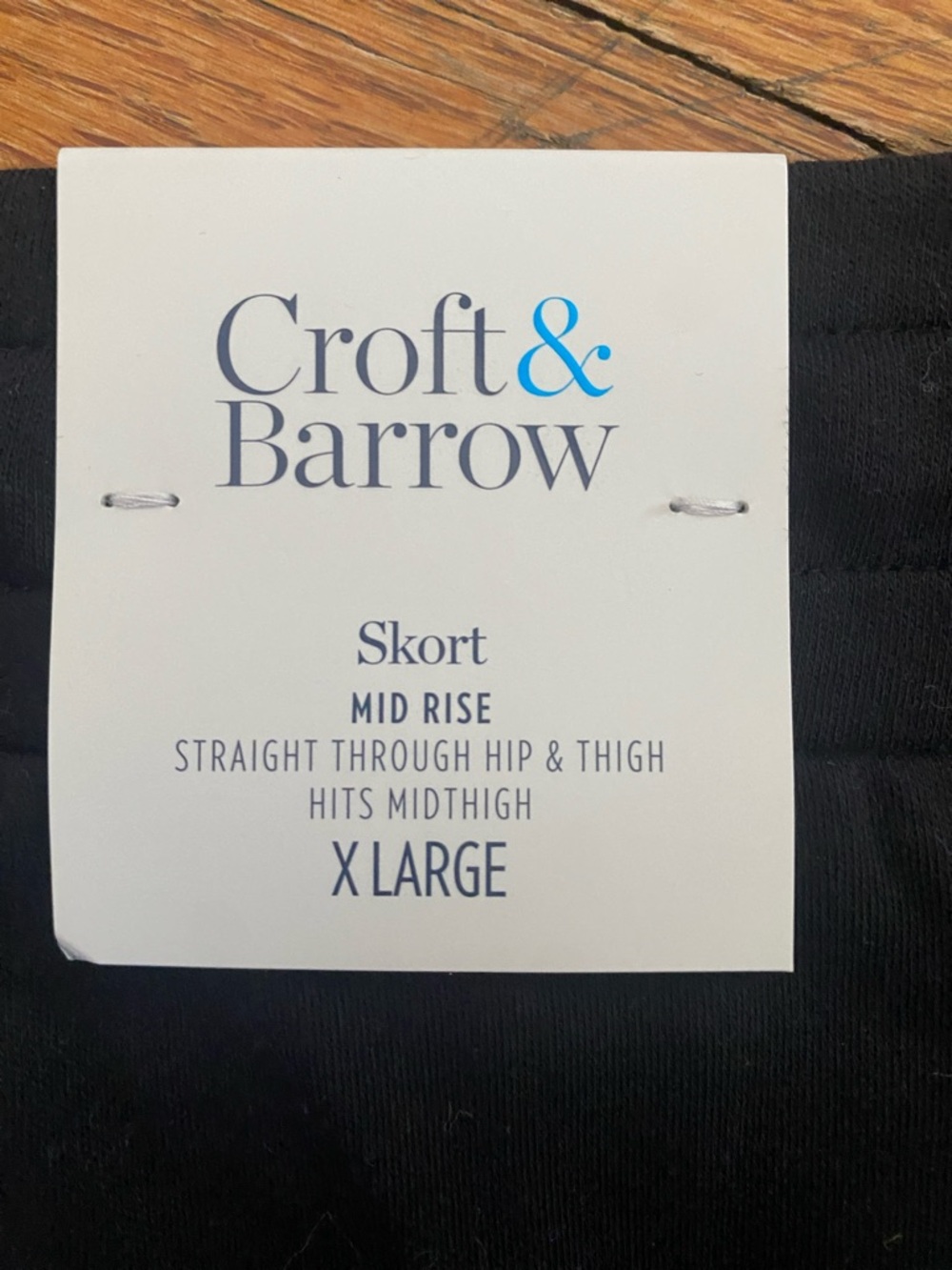 Everyday Black Drawstring skort - Picture 5 of 5